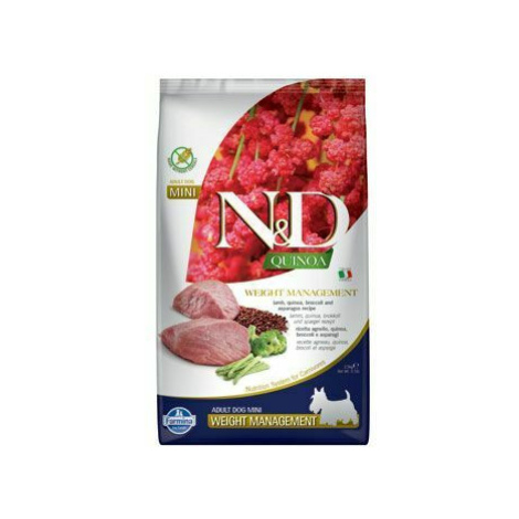 N&D Quinoa DOG Weight Mnmgnt Lamb & Broccoli Mini 800g