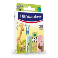 Hansaplast ZVIERATKÁ náplasť detská, stripy 20ks