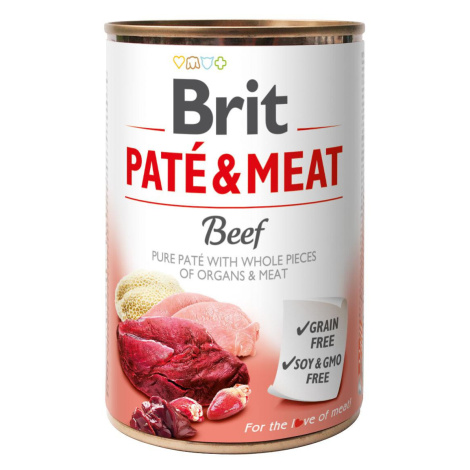 BRIT  konzerva PATE and MEAT 400g - KRÁLIK