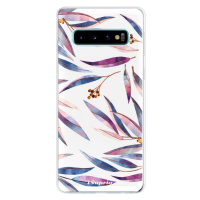 Odolné silikónové puzdro iSaprio - Eucalyptus - Samsung Galaxy S10