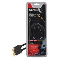 SAV 166-015 HDMI M-M 1,5m v1.4 P SENCOR