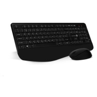 CONNECT IT Combo bezdrôtová čierna klávesnica + myš, CZ + SK layout