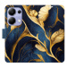 Flipové puzdro iSaprio - GoldBlue - Xiaomi Redmi Note 13 Pro