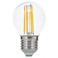LED žiarovka E27 G45 4,5W filament číra stmieva