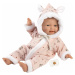Llorens 63302 LITTLE BABY - realistická bábika bábätko s mäkkým látkovým telom - 32 cm