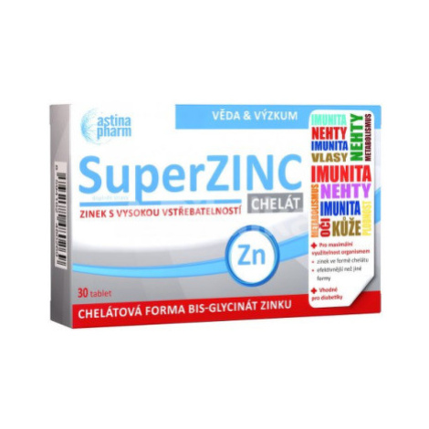 ASTINA SuperZinc chelát 30 tabliet