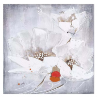 Ručne maľovaný obraz Kvety PB346ZI StarDeco, 60x60 cm