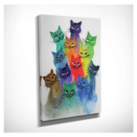 Obraz HAPPY CATS 30x40 cm viacfarebný