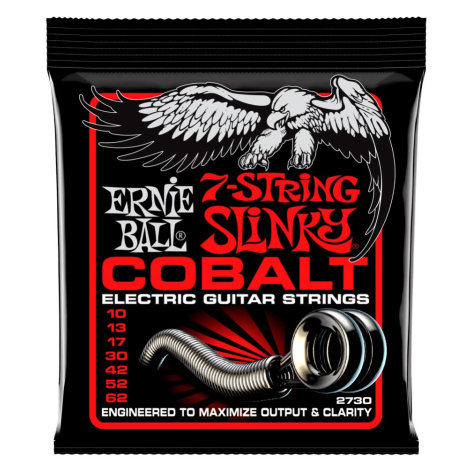 Ernie Ball 2730 Cobalt 7-String Skinny Top Heavy Bottom