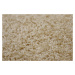Kusový koberec Color shaggy béžový kruh - 160x160 (průměr) kruh cm Vopi koberce