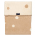 Bavlnená deka Zaffiro 75x100 cm - bodky bežová/ecru
