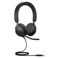 Jabra Evolve2 40 SE/Stereo/USB/Drôt/MS/Čierna