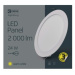 Mini LED panel 297mm, kruhový vstavaný biely, 24W, 3000K (EMOS)