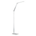 LED stmievateľná stojacia lampa v striebornej farbe (výška 133 cm) Geri – Fischer & Honsel