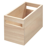 Úložný box z dreva paulownia iDesign Eco Wood, 12,7 x 25,4 cm