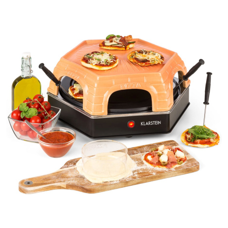Klarstein Capricciosa, rúra na pečenie pizze, 1500 W, kryt z terakoty, funkcia udržiavania teplo