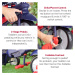 Trojkolka Swirl DLX 4v1 Blue&Red smarTrike Touch Steering s tlmičom a voľnobehom + UV filter mod