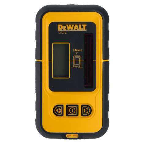 DEWALT Alkalický Laserový detektor pre ČERVENÉ čiarové lasery, 1x 9V batéria DE0892-XJ