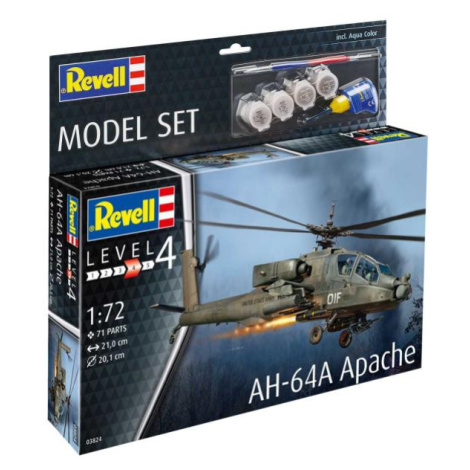 ModelSet vrtulník 63824 - AH-64A Apache (1:72)