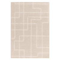Béžový ručne tkaný vlnený koberec 120x170 cm Ada – Asiatic Carpets