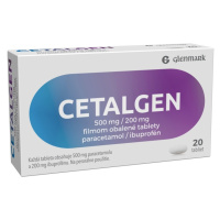 CETALGEN 500mg/200mg tablety 20 kusov