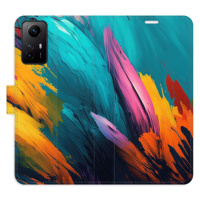 Flipové puzdro iSaprio - Orange Paint 02 - Xiaomi Redmi Note 12S