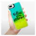 Neónové puzdro Blue iSaprio - Follow Your Dreams - black - iPhone 7 Plus