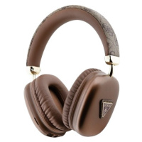 Guess PU Leather 4G Triangle Logo Bluetooth Stereo Headphone GUBHK1P4TPW Brown