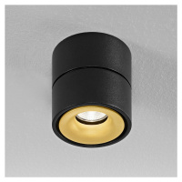 Egger Clippo stropné LED, čierno-zlaté, 2 700 K