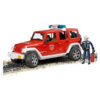 BRUDER 02528 Jeep Wrangler Požiarnici s figúrkou