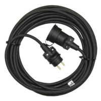 Venkovní prodlužovací kabel s 1 zásuvkou LUMO 30 m černý