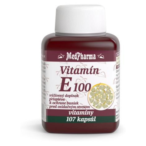 MEDPHARMA Vitamín E 100 107 kapsúl