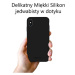 Silikónové puzdro na Apple iPhone 7/8/SE 2020 Mercury Silicone čierne