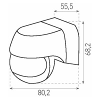 SENSOR 90 B - Pohybové čidlo PIR