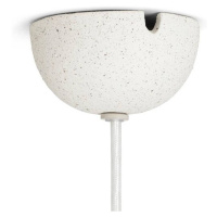 Ferm LIVING Závesné svietidlo Speckle, Ø 11,6 cm, keramika, biela