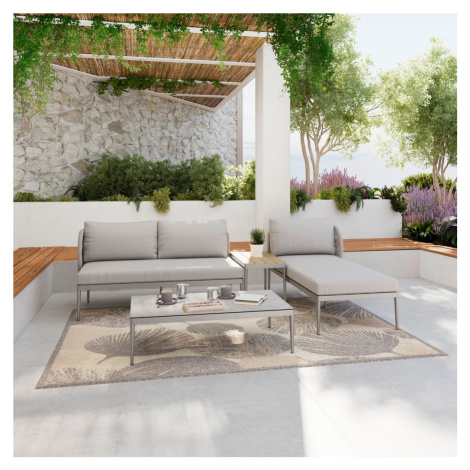 Ambia Garden TERASOVÁ SEDACIA SÚPRAVA 4-dielne, kov, plast, sklo, textil Ambia Home
