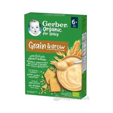 Gerber Organic Nemliečna KAŠA Sušienky