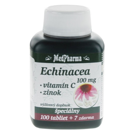 MEDPHARMA Echinacea 100 mg + Vitamín C + Zinok 107 tabliet