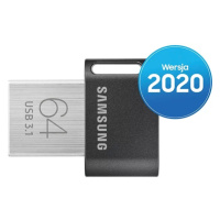 Pendrive Samsung 64GB MUF-64AB/APC FIT Plus USB 3.1 gray (MUF-64AB/APC)