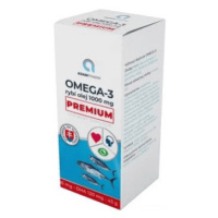 ADAMPHARM Omega-3 rybí olej 1000 mg premium 60 kapsúl