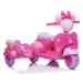 mamido  Detská elektrická motorka skúter zmrzlina ružová
