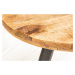 Jídelní stůl THOR 80 cm Dekorhome Prírodné drevo,Jídelní stůl THOR 80 cm Dekorhome Prírodné drev