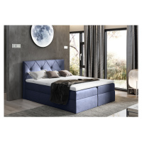 Expedo Čalúnená posteľ boxspring DIAMOND + topper, 140x200, fancy 79