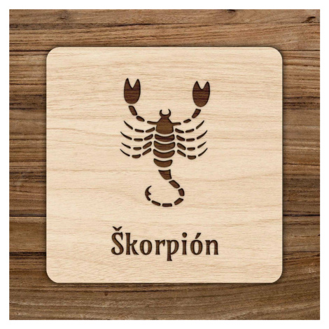 Podpivník na stôl - Škorpión