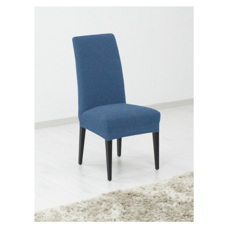 Poťah elastický na celú stoličku, komplet 2 ks Denia, modrý FORBYT