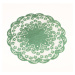 Forbyt, Obrus, žakárový Felícia, zelený, okrúhly, ovál 122 x 157 cm