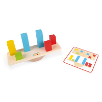 Drevená hračka Váhy a závažia s predlohami Janod séria Montessori