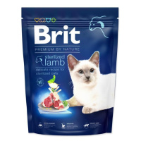 Krmivo Brit Premium by Nature Cat Sterilized Lamb 300g