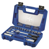 LUX-TOOLS Gola súprava nástrčných kľúčov Classic CrV oceľ 44dielna