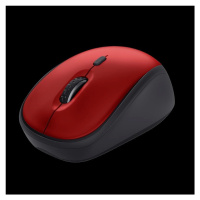 TRUST myš Yvi+ Wireless Mouse Eco Red, červená